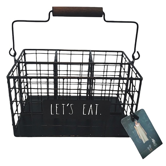 Rae Dunn Other Rae Dunn Black Wire Utensil Napkin Caddy Lets Eat